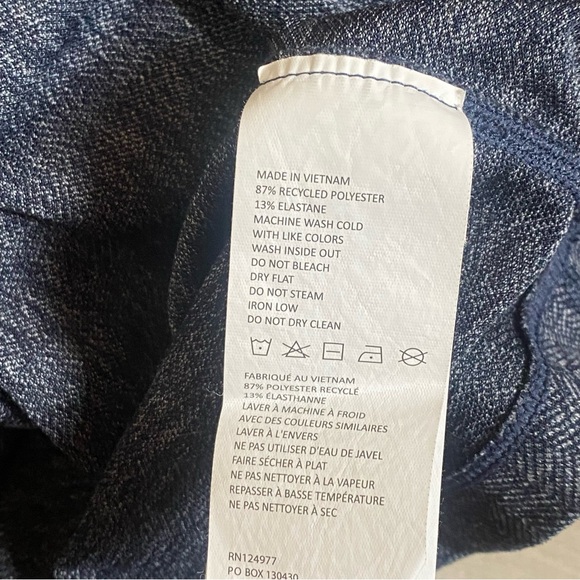 PRANA • Bundle of 2‼️ Heathered Beige & Navy Tank Tops - XL - Picture 14 of 16